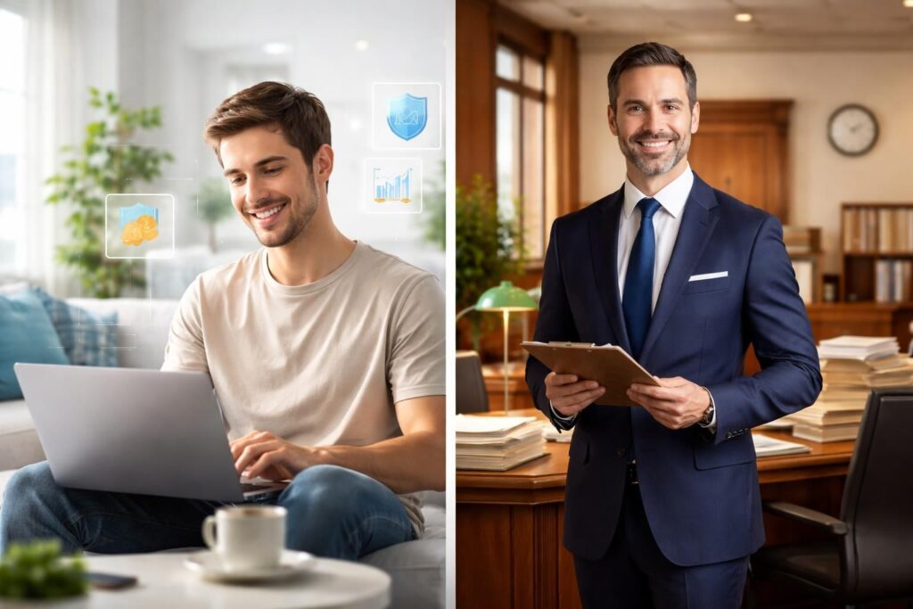 découvrez les avantages et les différences entre l'assurance vie en ligne et la banque traditionnelle pour choisir la solution la mieux adaptée à vos besoins financiers.