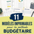 Outils imprimables pour la gestion budgétaire sur une table