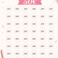 Visuel du Spar Challenge illustrant des produits en promotion avec un budget de 50€