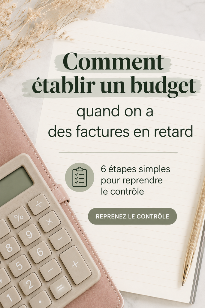 Femme en train de planifier son budget avec des outils financiers.