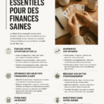 Femme souriante utilisant son ordinateur pour gérer ses finances personnelles.