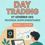 Femme souriante utilisant un ordinateur pour faire du day trading
