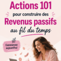 Une femme heureuse analysant des actions à dividendes pour améliorer ses finances personnelles.