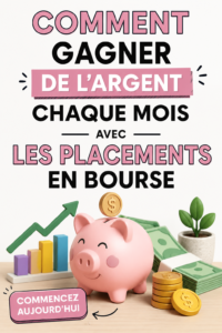 Femme souriante regardant un graphique d'investissements boursiers