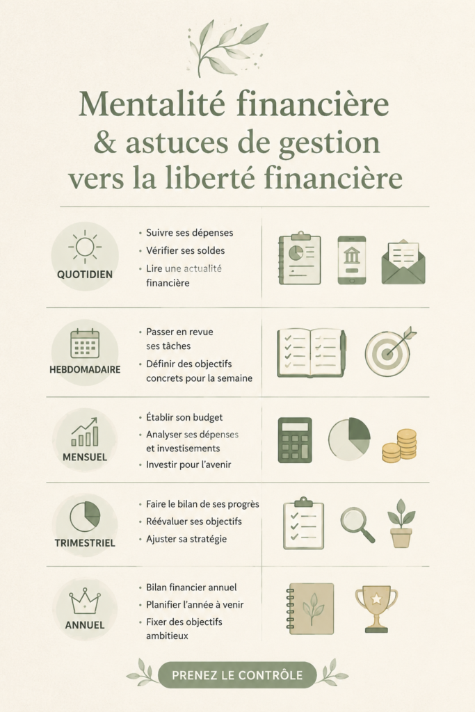 Femme utilisant une application de gestion de finances sur son téléphone.