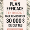 Femme souriante examinant un budget et ses finances personnelles.