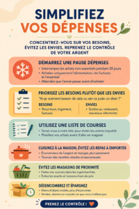 Une femme examine ses finances avec un ordinateur et un carnet, illustrant la gestion budgétaire.