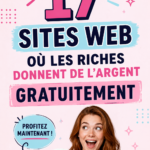 Un ordinateur portable affichant des sites de dons d'argent gratuits