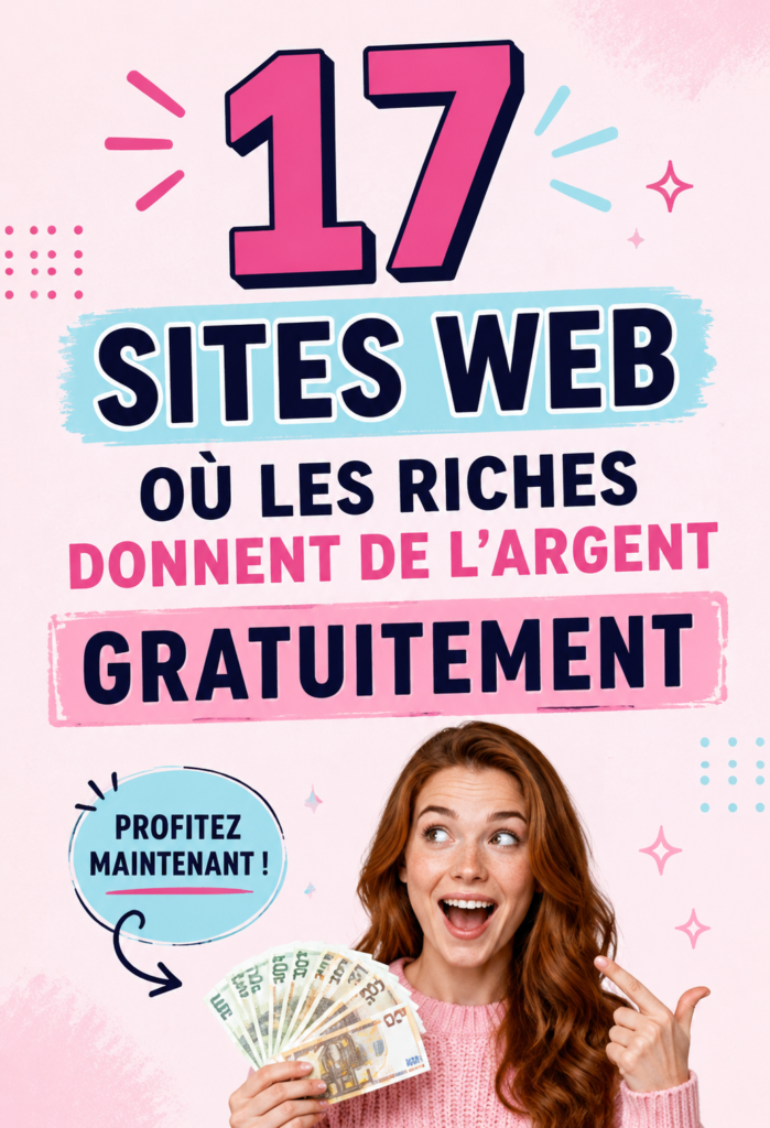 Un ordinateur portable affichant des sites de dons d'argent gratuits