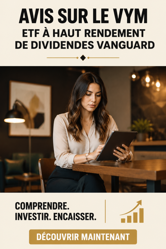Image d'un graphique illustrant la performance de l'ETF Vanguard VYM.