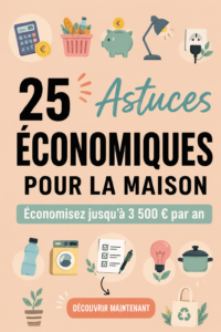 Astuce pour économiser de l'argent à la maison avec des conseils pratiques.