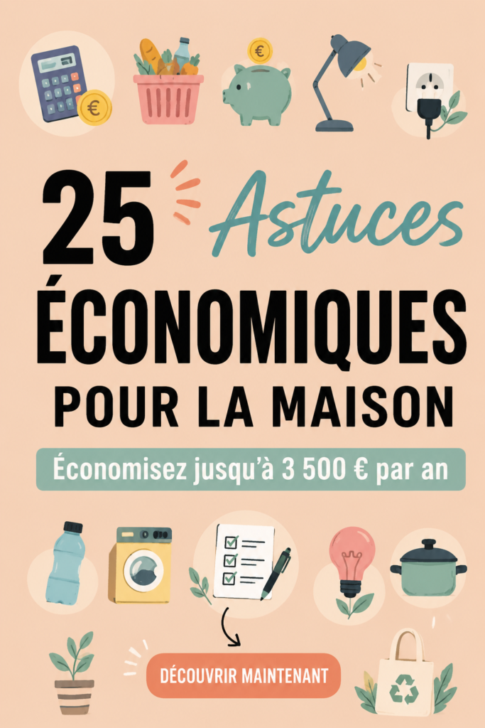 Astuce pour économiser de l'argent à la maison avec des conseils pratiques.