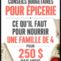Conseils pratiques pour gérer un budget d'épicerie familial efficace.