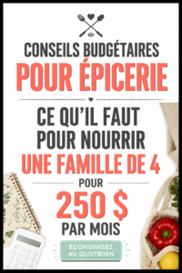 Conseils pratiques pour gérer un budget d'épicerie familial efficace.