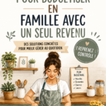 Un couple discutant de leur budget familial avec des documents financiers.