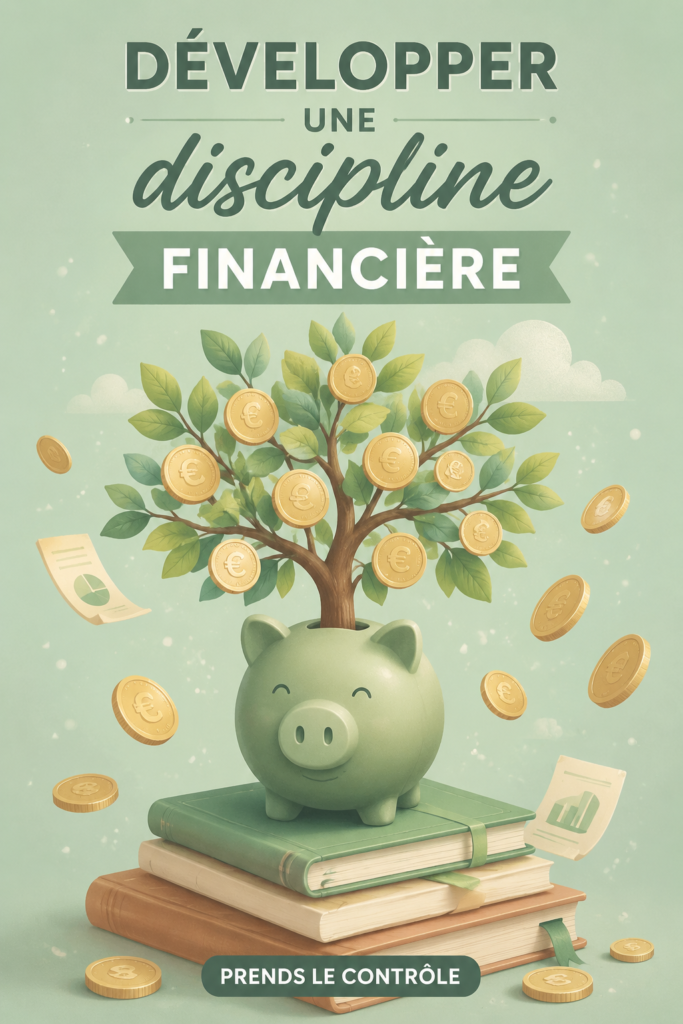 Femme souriante examinant ses finances avec un carnet et un stylo.