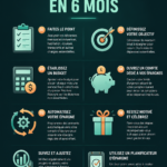 Femme tenant une tirelire symbolisant l'épargne pour un fonds d'urgence.