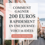 Femme souriante tenant des billets, représentant des méthodes pour gagner de l'argent rapidement.
