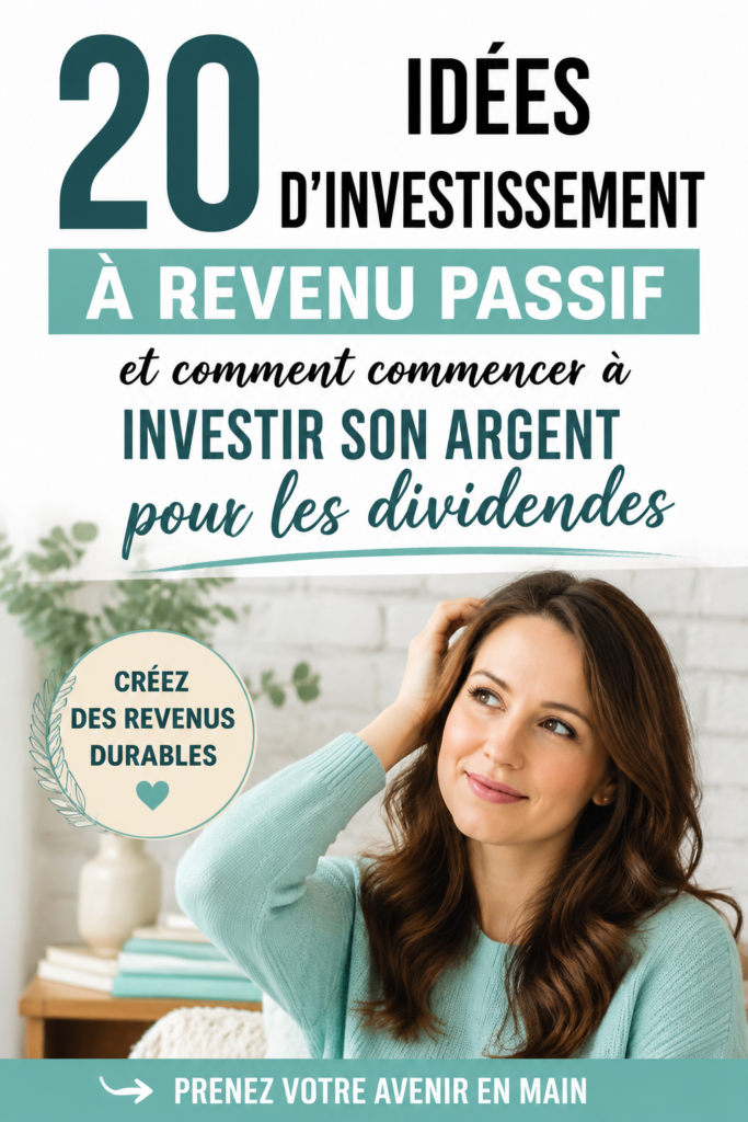 Une femme souriante consultant des informations sur l'investissement passif
