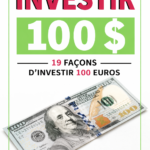 Un visuel de plusieurs options d'investissement avec 100 dollars sur une table, symbolisant la diversité des choix financiers.