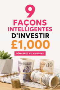 Image de femme réfléchissant à des options d'investissement pour 1000 euros