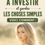Femme explorant des options d'investissement simple avec un ordinateur et des notes