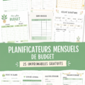 Modèles de budget mensuel gratuits à imprimer pour une gestion efficace des finances.