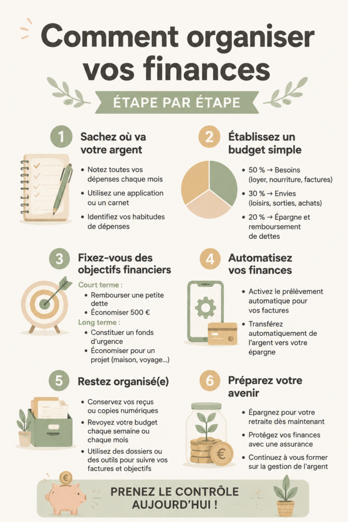 Femme souriante consultant un budget sur son ordinateur