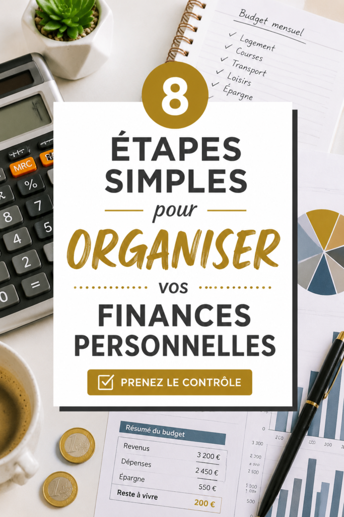 Femme souriante consultant son budget et ses finances personnelles