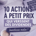 Une femme regardant un graphique positif sur les penny stocks et les dividendes