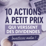 Une femme regardant un graphique positif sur les penny stocks et les dividendes
