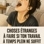 Une femme souriante utilisant un ordinateur portable pour travailler à distance et générer des revenus supplémentaires.