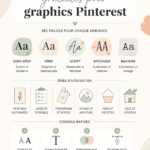 Sélection de typographies gratuites pour des créations Pinterest