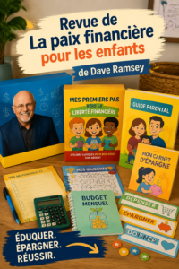 Une famille heureuse discutant de finances autour d'une table