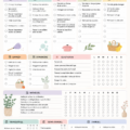 Emploi du temps de nettoyage avec check-list PDF à imprimer, pour une maison toujours propre.