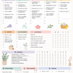 Emploi du temps de nettoyage avec check-list PDF à imprimer, pour une maison toujours propre.