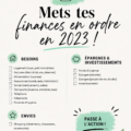 Illustration d'une femme organisant son budget familial avec un ordinateur et des documents.