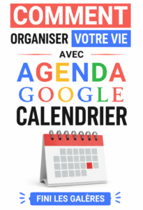 Capture d'écran de Google Agenda montrant une semaine bien organisée.