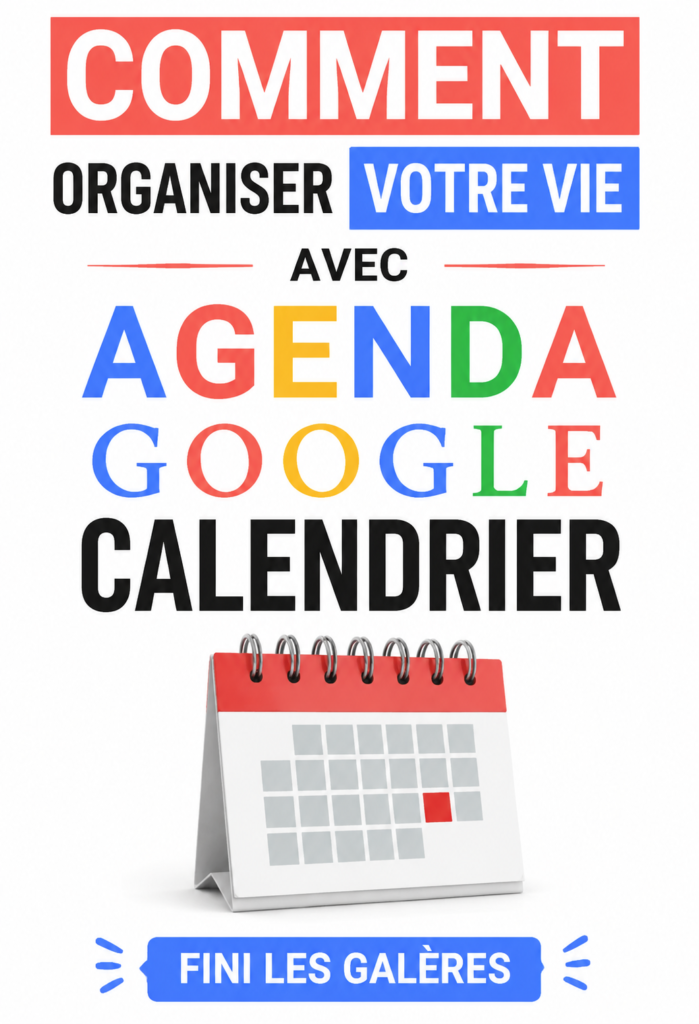 Capture d'écran de Google Agenda montrant une semaine bien organisée.