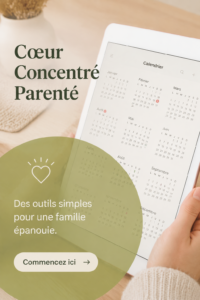 Image d'une famille heureuse réunie autour d'un repas, illustrant la parentalité centrée sur les émotions.