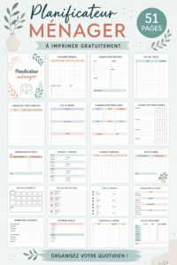 Planificateur familial à imprimer de 51 pages pour une gestion simplifiée du budget