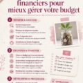 Femme utilisant un tracker d'objectifs financiers sur son ordinateur