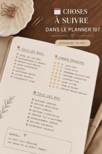 Image d'une femme utilisant un planner pour la gestion de son budget familial.