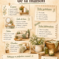 Femme organisant ses documents et son budget à la maison, gestion familiale efficace