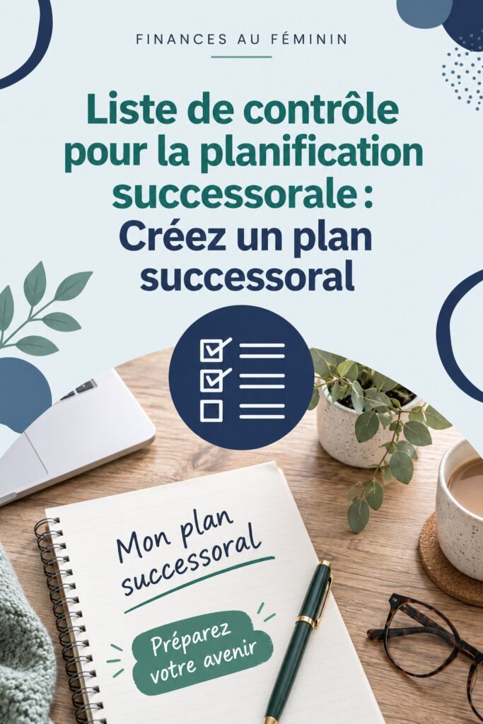 Une checklist sur la gestion de patrimoine pour un plan de succession efficace.