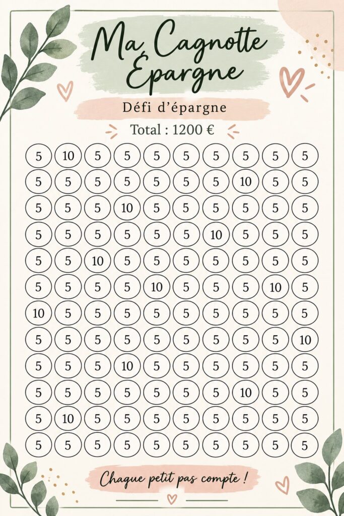 Une femme souriante en train de gérer ses économies dans un carnet avec des graphiques.