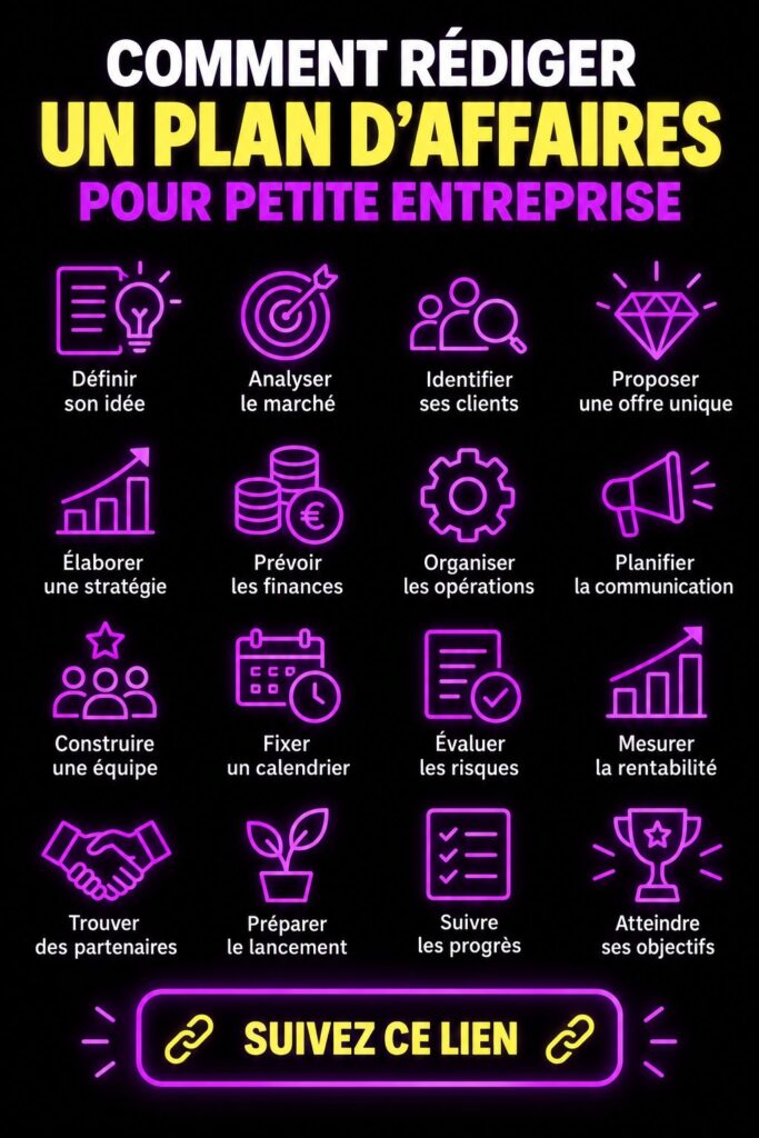Femme lisant un plan d'affaires avec un stylo et un carnet, illustrant une méthode pratique pour rédiger un plan réussi.