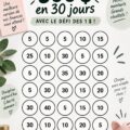 Illustration d'un défi d'épargne avec des billets de 1 $ symbolisant la méthode pour économiser 500 $