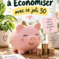 Une tasse de café avec des pièces de monnaie représentant l'épargne