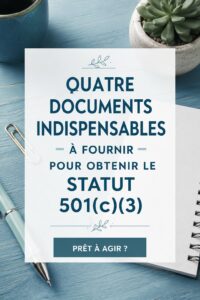 Une femme souriante avec des documents liés à la création d'une ONG, prête à s'engager.